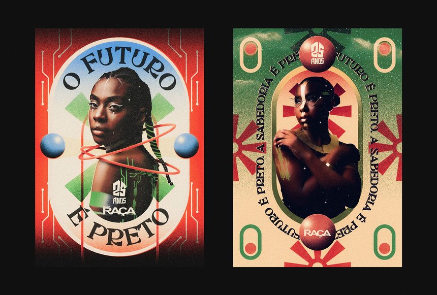 An image of 2 print ads side-by-side
