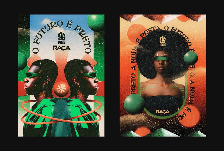An image of 2 print ads side-by-side